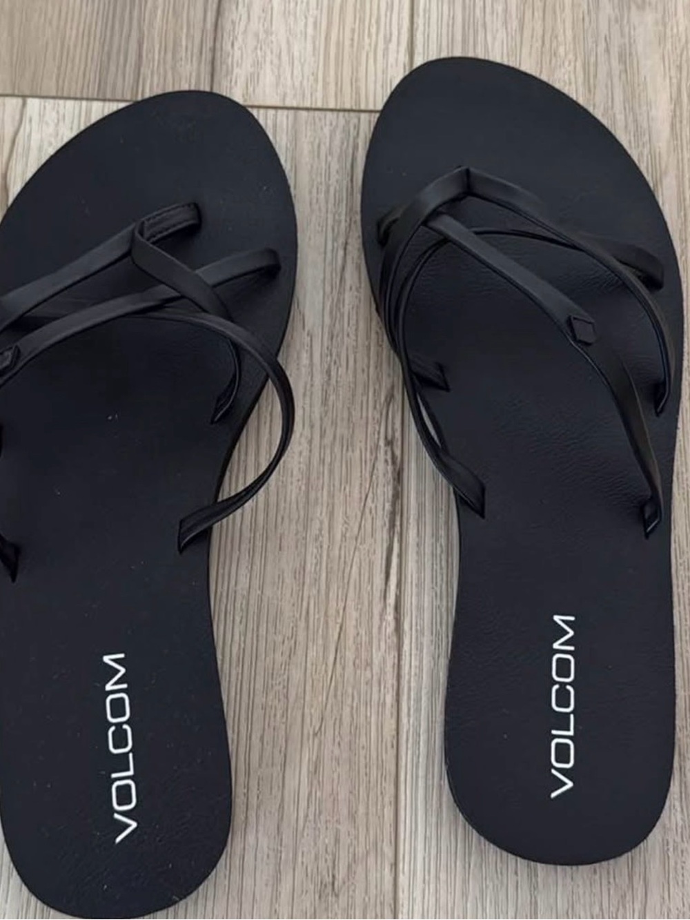 Volcom Women’s Black Easy Breezy Sandals 6